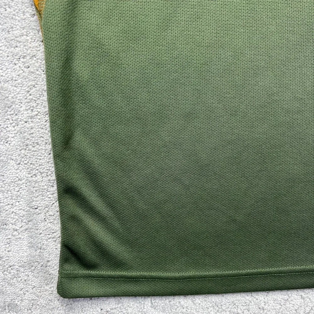 Prana Breathe Shirt Mens XL Green‎ Pullover Quarter Zip Long Sleeve Performance
